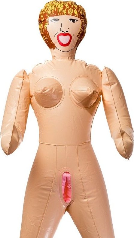 Nafukovací mini panna 66cm (rozlučka se svobodou) - Běloška - melír