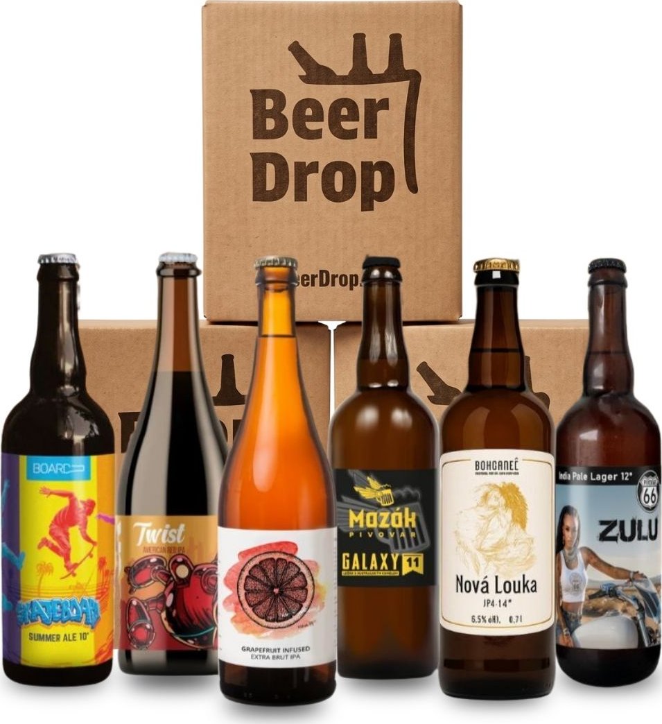 Dárky pro pivaře - BeerDrop Pivní Předplatné na 3 měsíce