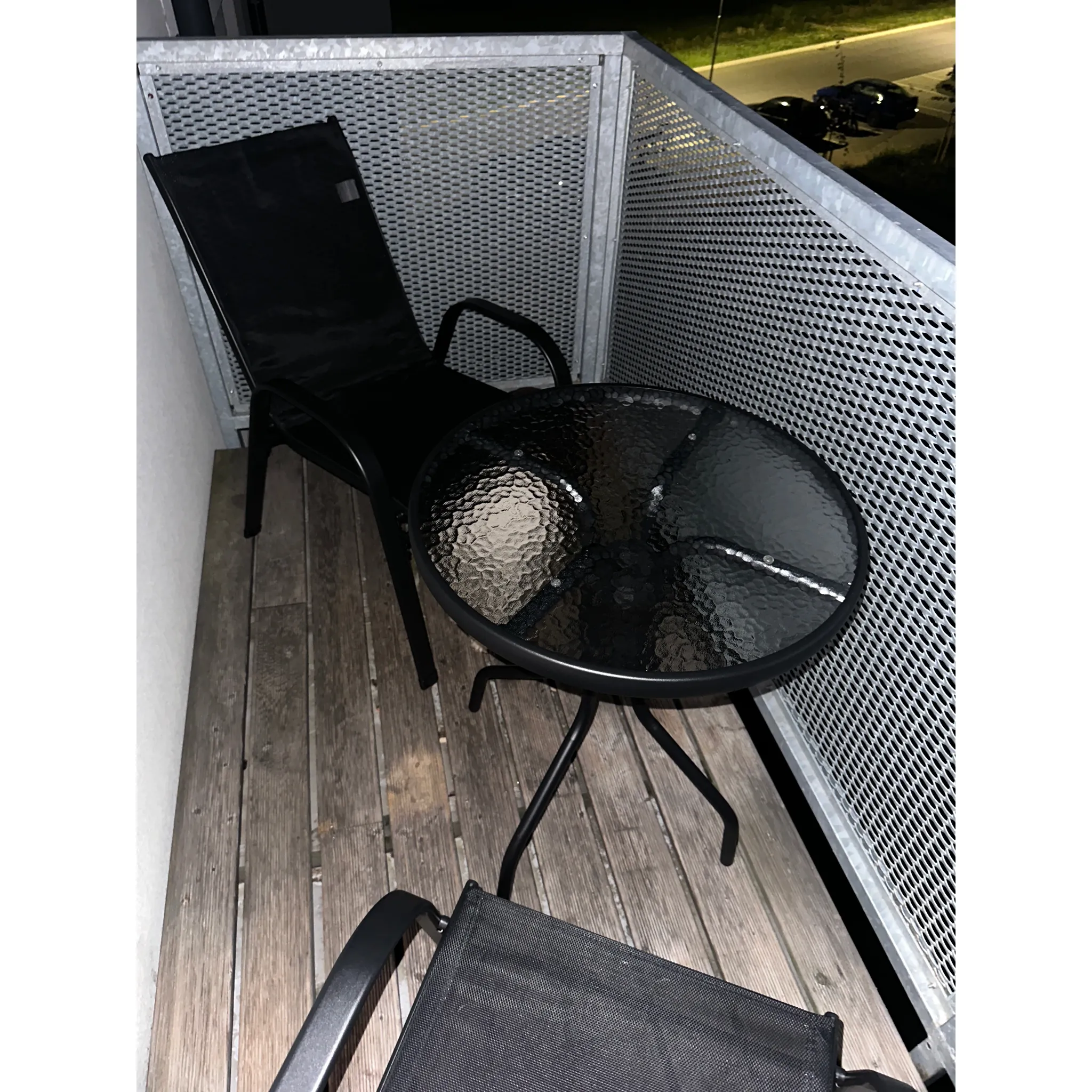 Fotografie 3 - Zahradní sestava Nábytek na balkon 27568 set 2 + 1 černý
