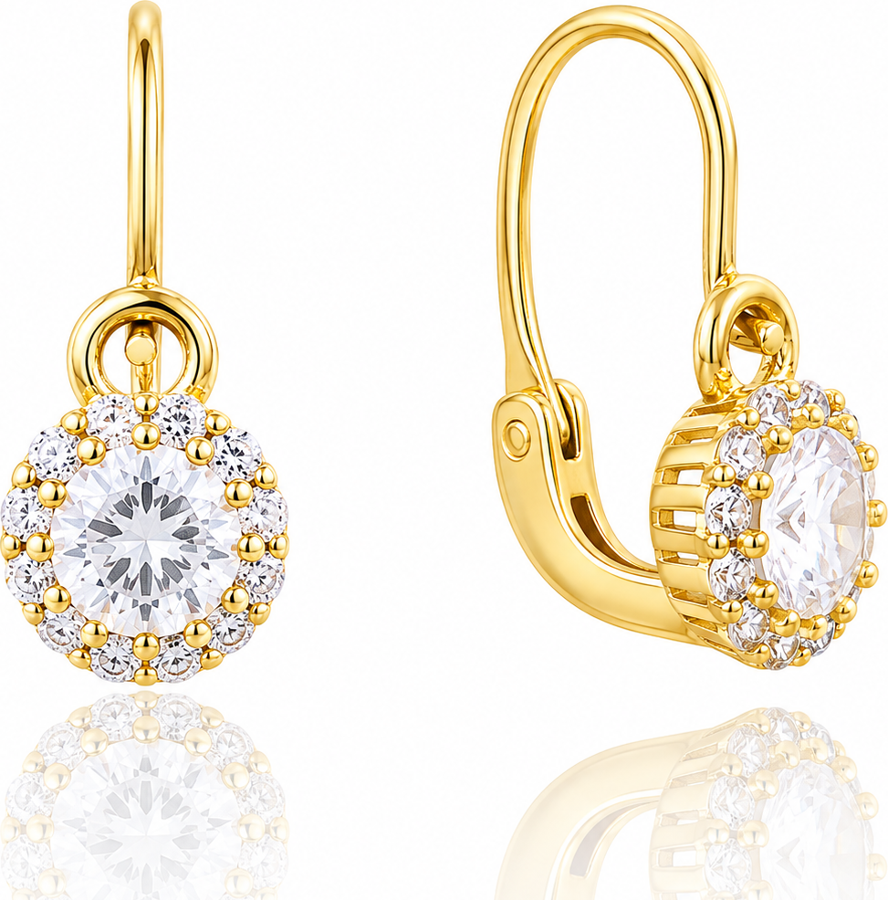 Olivie Stříbrné náušničky pro miminko GOLD 5183 Ag 925; ≤1,8 g.