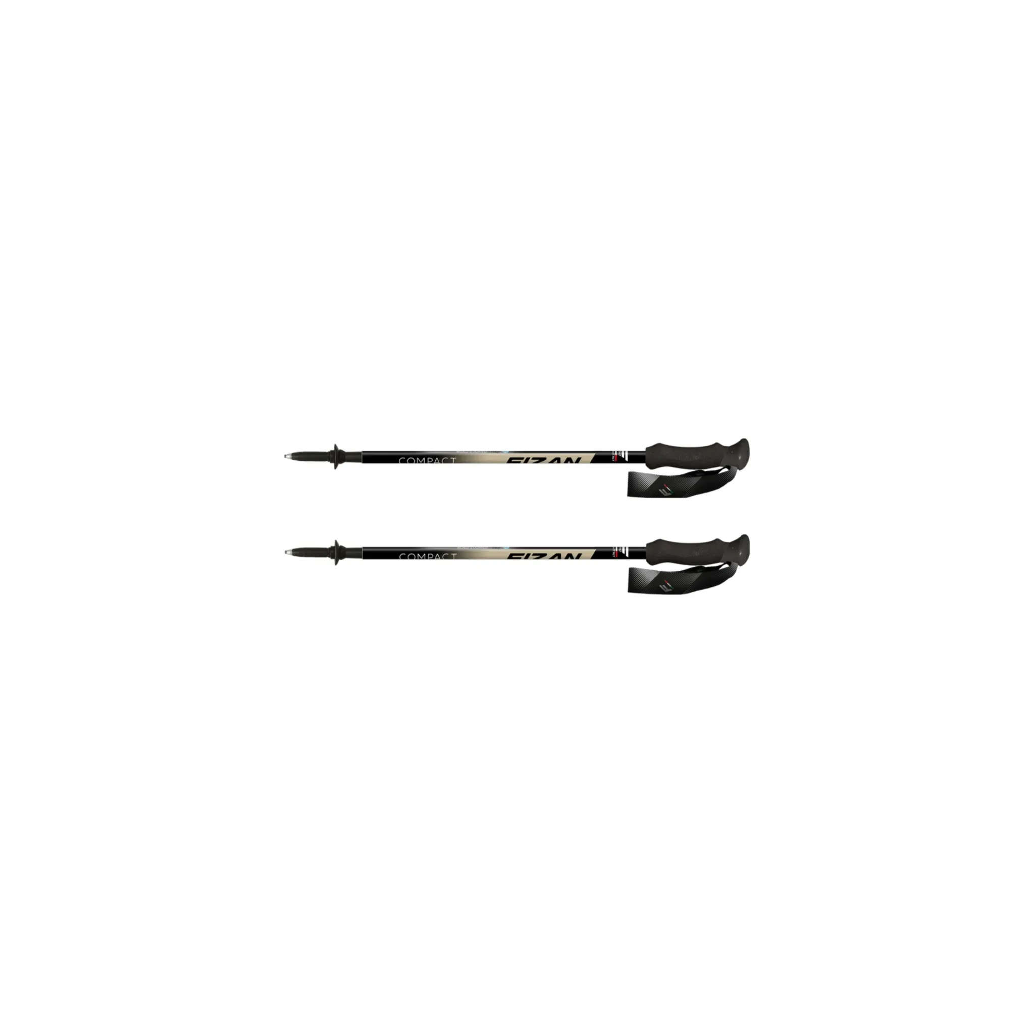 Fotografie 2 - Trekingová hůl FIZAN Compact 3 šedé 59-132 cm