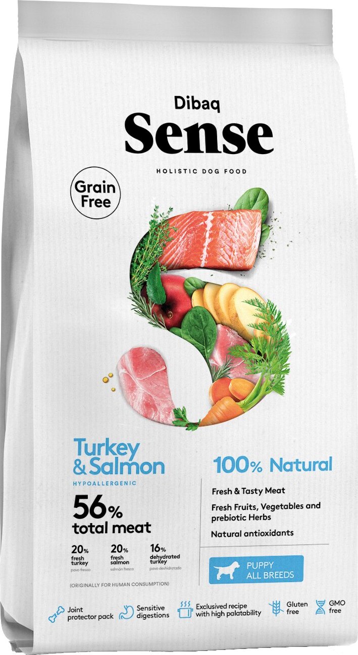 DIBAQ SENSE Grain Free Salmon&Turkey Puppy 2 kg