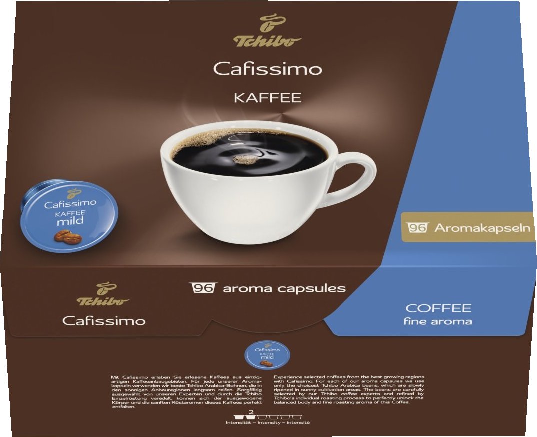 TCHIBO Cafissimo Kaffee mild BOX 96 kapslí