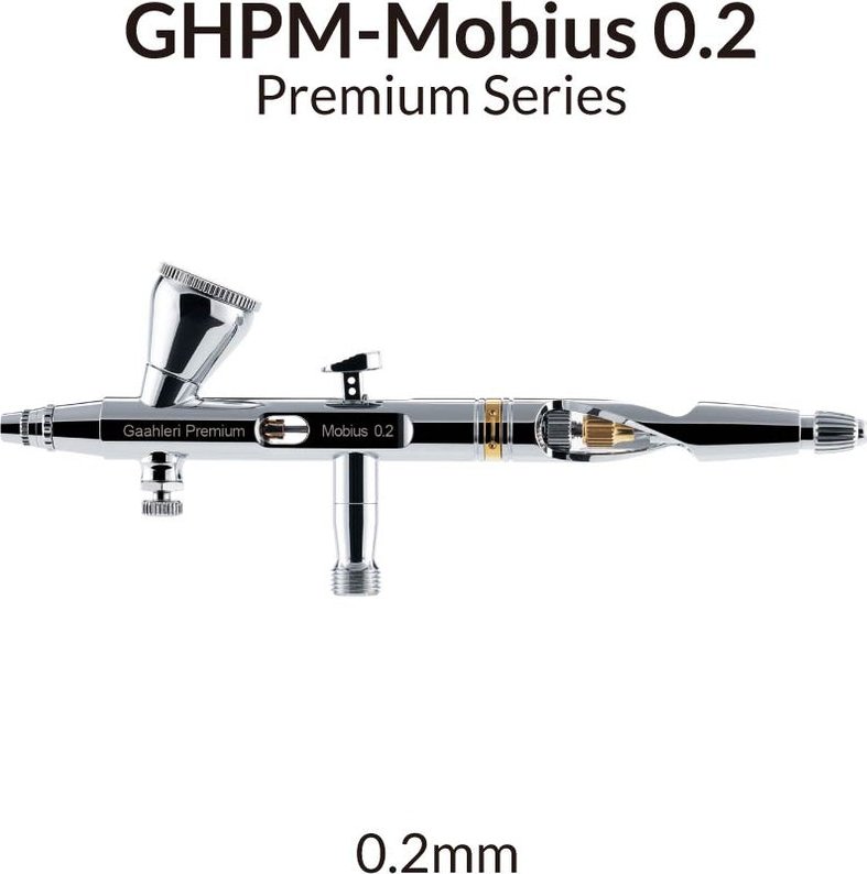 Gaahleri Premium Series GHPM Mobius 0.2mm Airbrush pistole