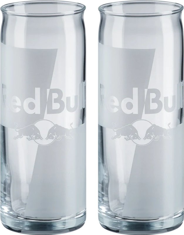REDBULL sada sklenic Logo white