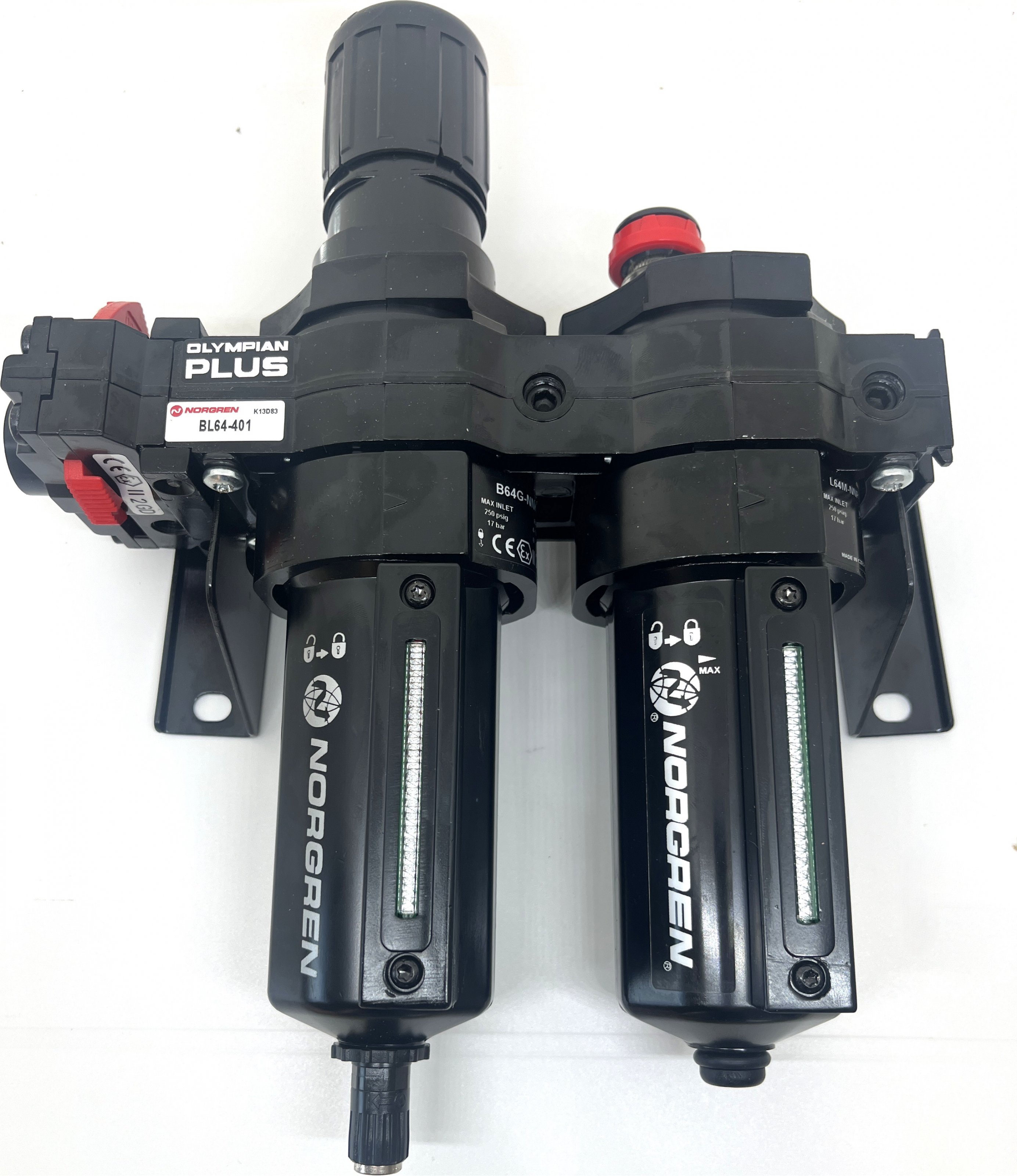 Norgren BL64-401 Olympian Plus 64 – FRL jednotka G 1/2 (40 µm, auto drain)