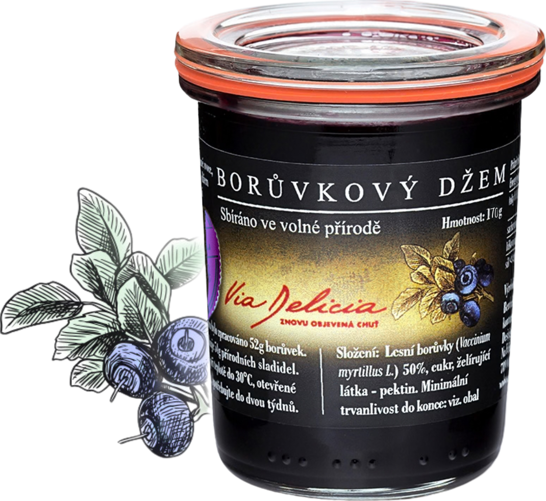 Borůvkový džem | Via Delicia