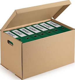 Archivační krabice na pořadače 525x338x306mm - Balení po 10 ks
