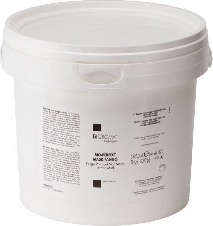 BiCroma BIO bahenní maska z mrtvého moře - Jordánské bahno 5 kg