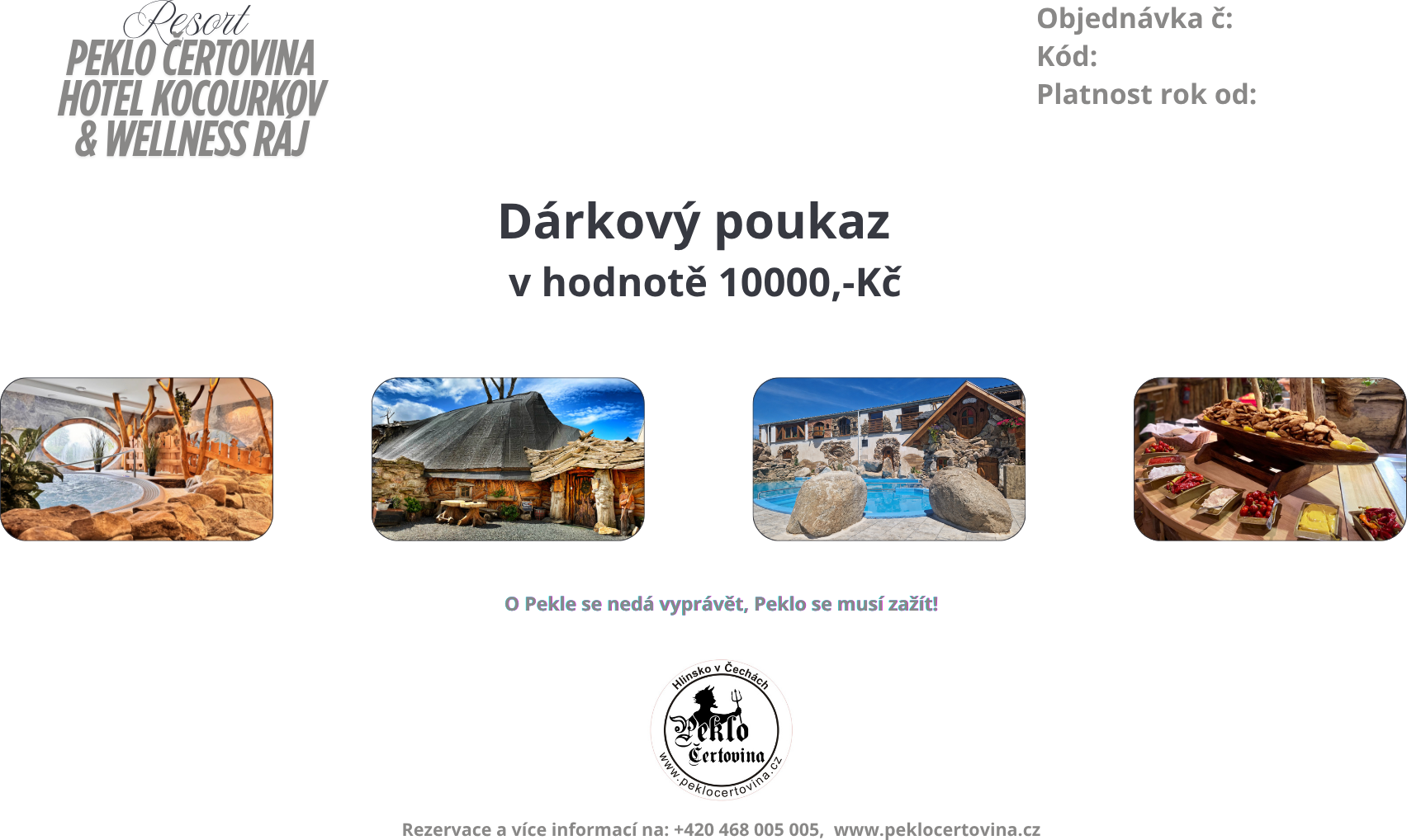 Dárkový poukaz 10 000 Kč