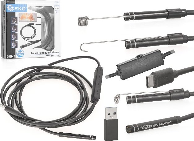 GEKO Inspekční kamera, endoskop, průměr 5.5mm, Android
