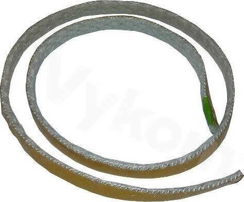 Vysokoteplotní keramická plochá šňůra 10x3,5mm, cena za 1m, Fraccaro/Sunrad ND