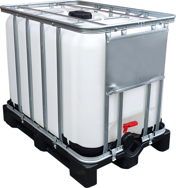 IBC kontejner 600l Potravinářský, vypouštěcí otvor DN 80