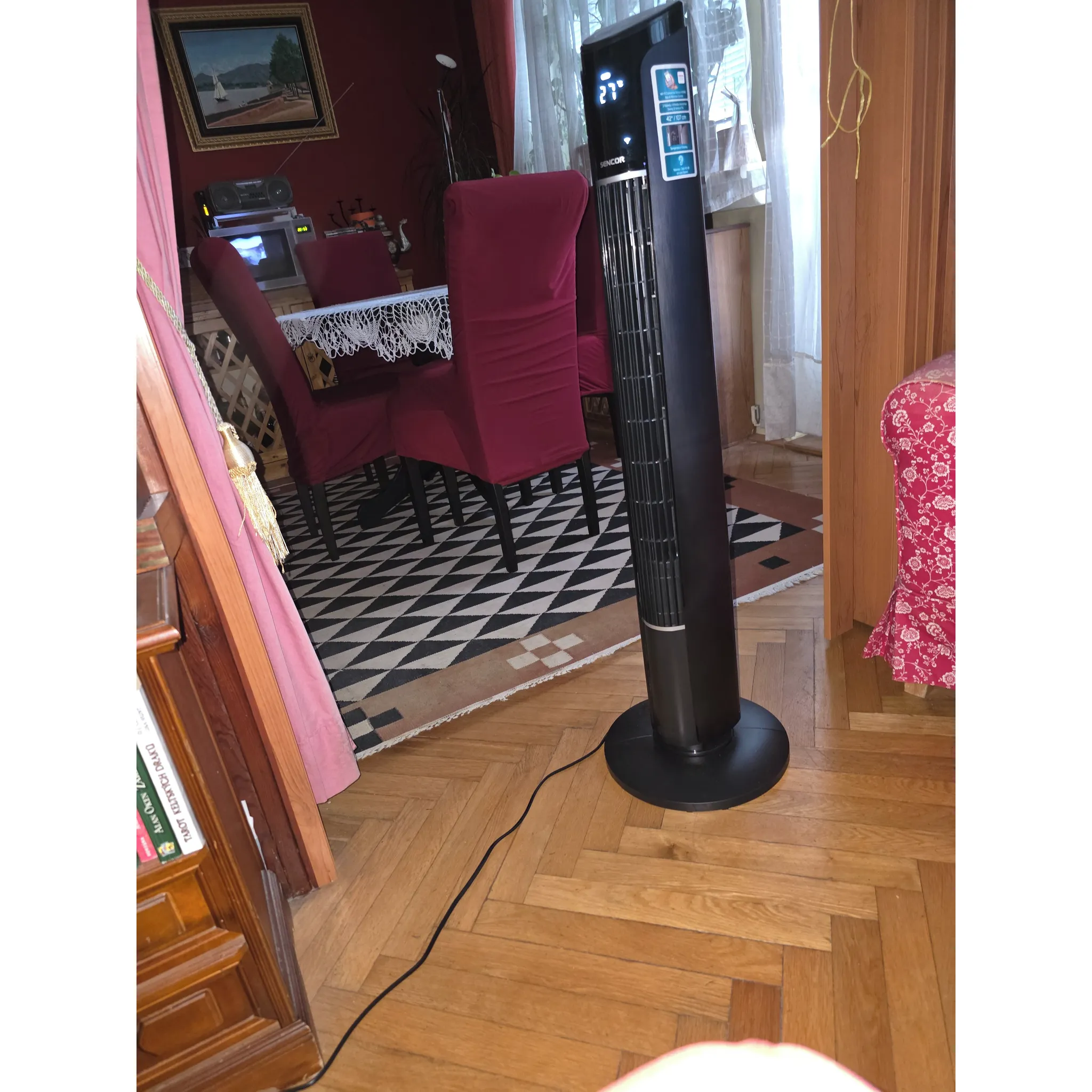 Fotografie 8 - Domácí ventilátor Sencor SFT 4207BK