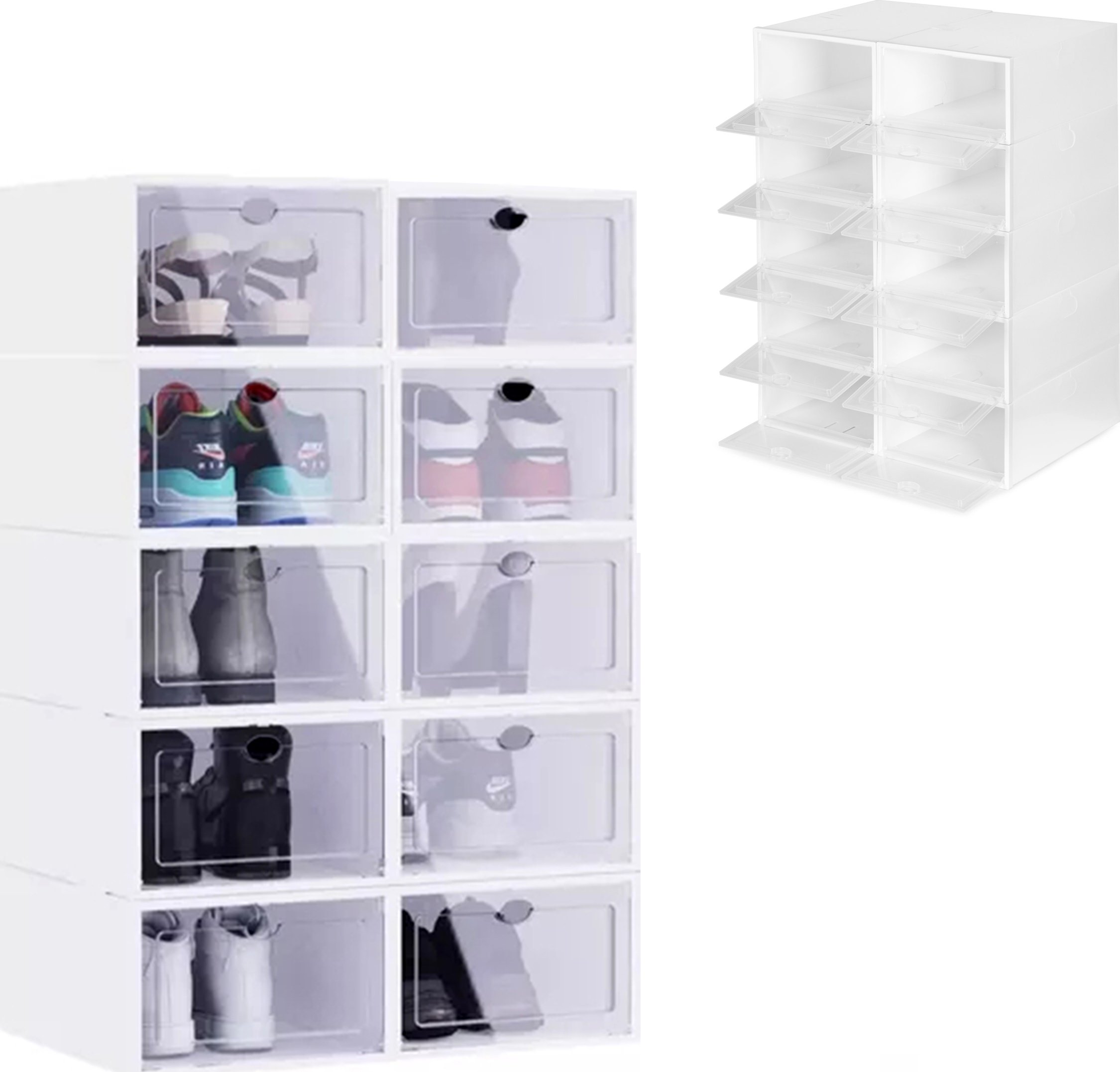 Modulární skříňka na boty organizér 10 modulů ModernHome