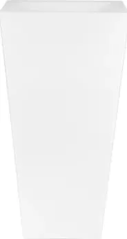 LED svítící květináč 30 × 50 cm RGBW bílý (Designový LED svítící květináč s RGBW podsvícením, dálkovým IR ovládáním a možností volby 16 barev. Je vhodný pro interiér i exteriér díky krytí IP44. Ideální jako dekorativní osvětlení zahrady, terasy, balkonu)