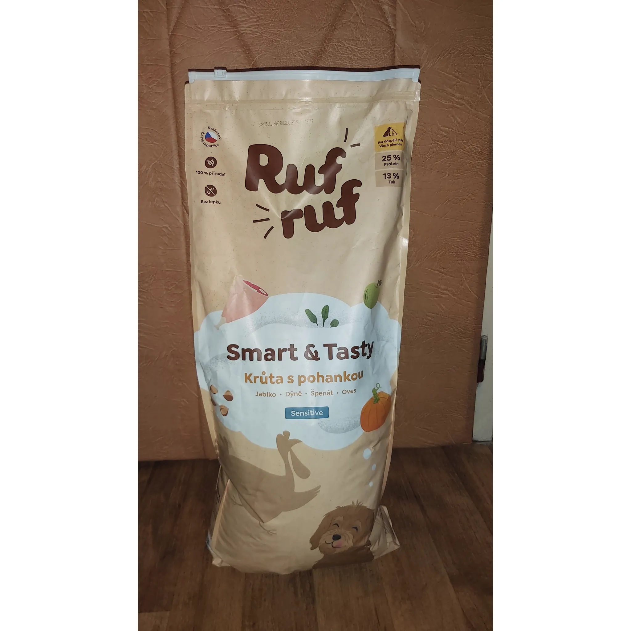 Fotografie 3 - Krmivo pro psa Rufruf Smart & Tasty krůtí s pohankou a probiotiky 12 kg