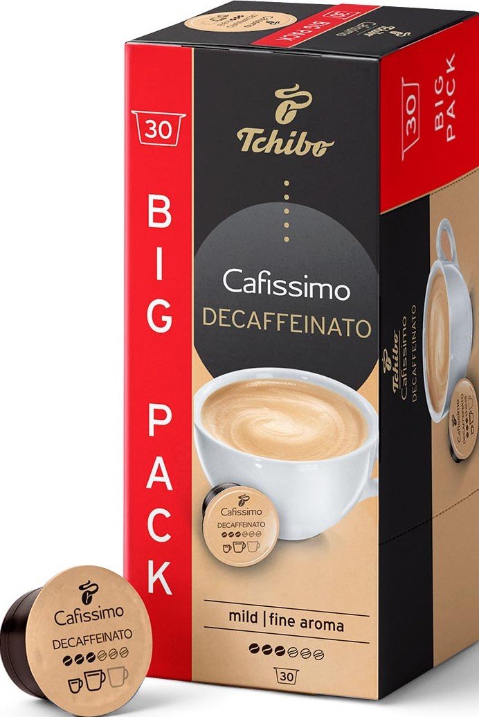 Tchibo Cafissimo Decaffeinato Bezkofeinové 30 ks