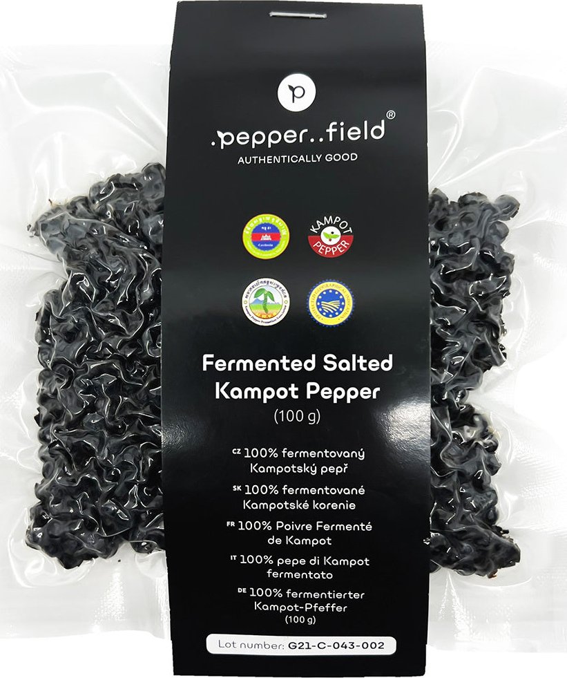 Fermentovaný solený Kampotský pepř