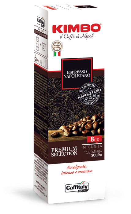 Kimbo Caffe Espresso Napoletano kapsle do Tchibo a Caffitaly 10ks