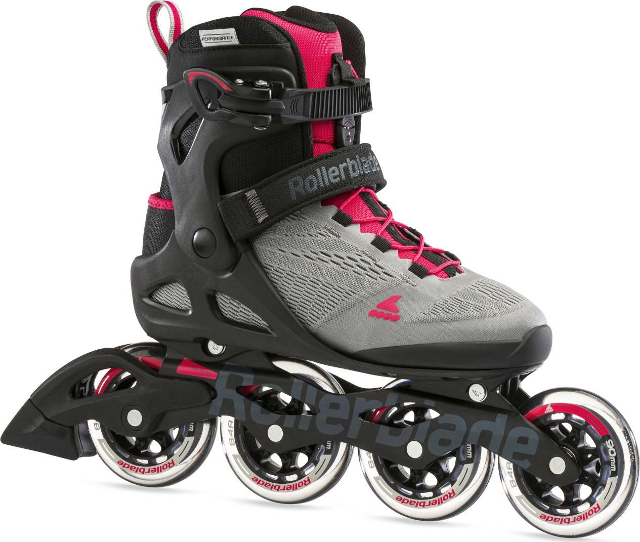 Kolečkové brusle Rollerblade Macroblade 90 W, Grey/Pink Velikost EUR: 42