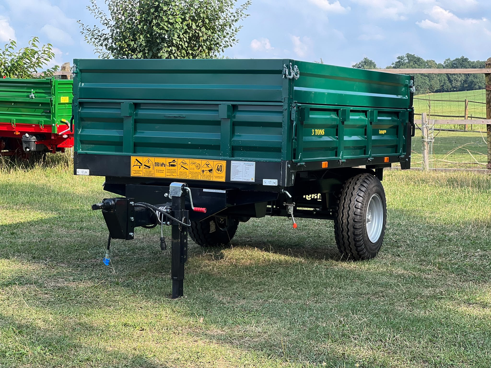 Vlek za traktor Tanagro 3