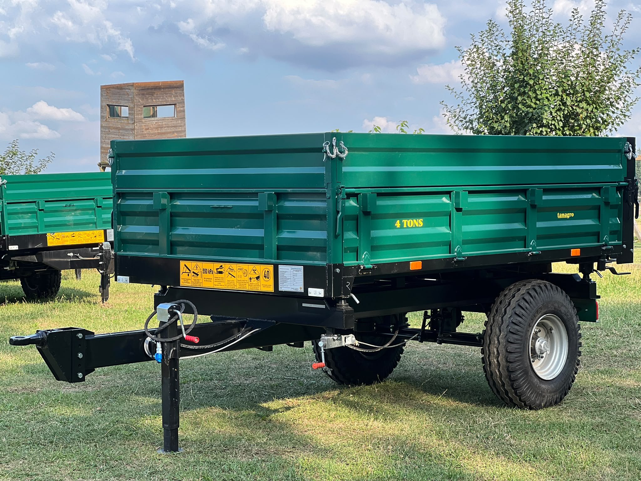 Vlek za traktor Tanagro 4