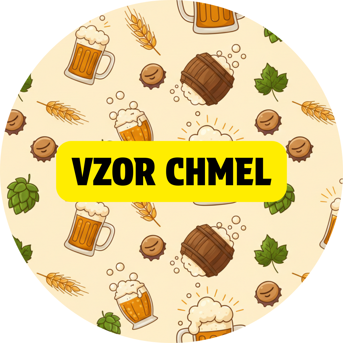 Dárky pro pivaře - BeerDrop Narozeninové pivo s vlastní fotkou, 6x plechovka 0,5l Vzor: Vzor Chmel, Styl: IPA