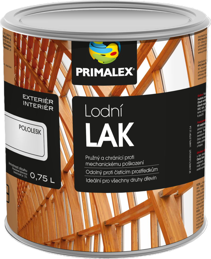 Primalex lodní lak Barva: Lesk, Objem: 0,75l