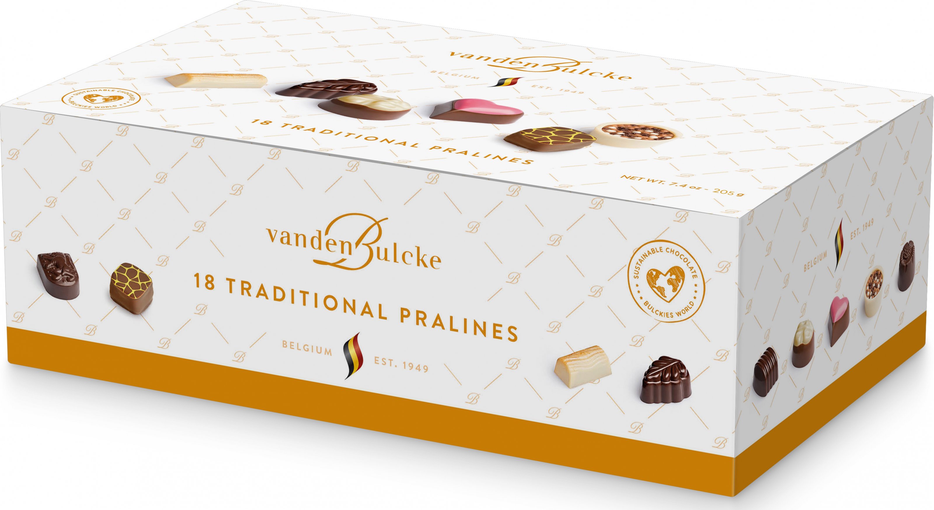 Belgické pralinky Vandenbulcke - Směs, 205 G