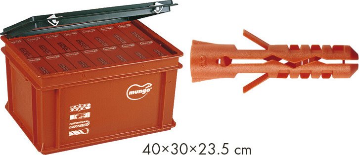 MAXI-BOX MN 15 x 75 hmoždinka nylonová mungo 280 ks