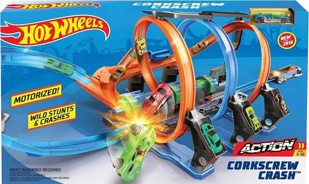 Hot Wheels spirálová jízda