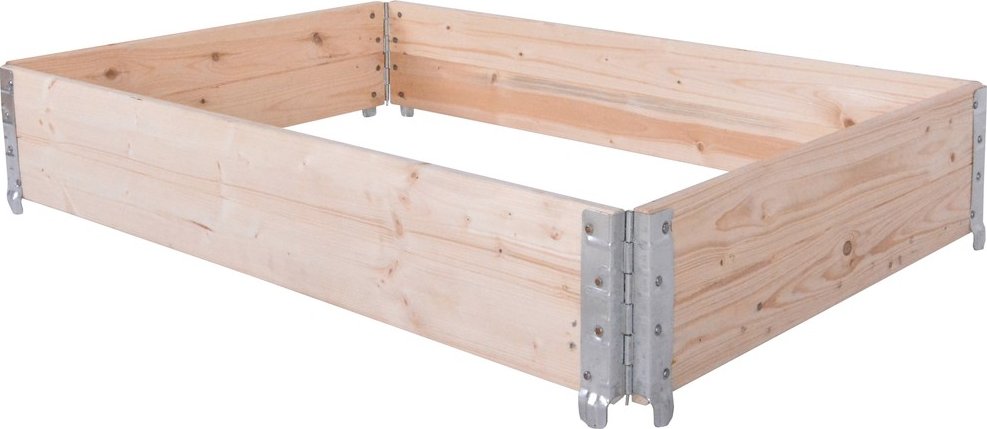 Rojaplast Záhon vyvýšený skládací 120x80cm dřevěný - poslední kus