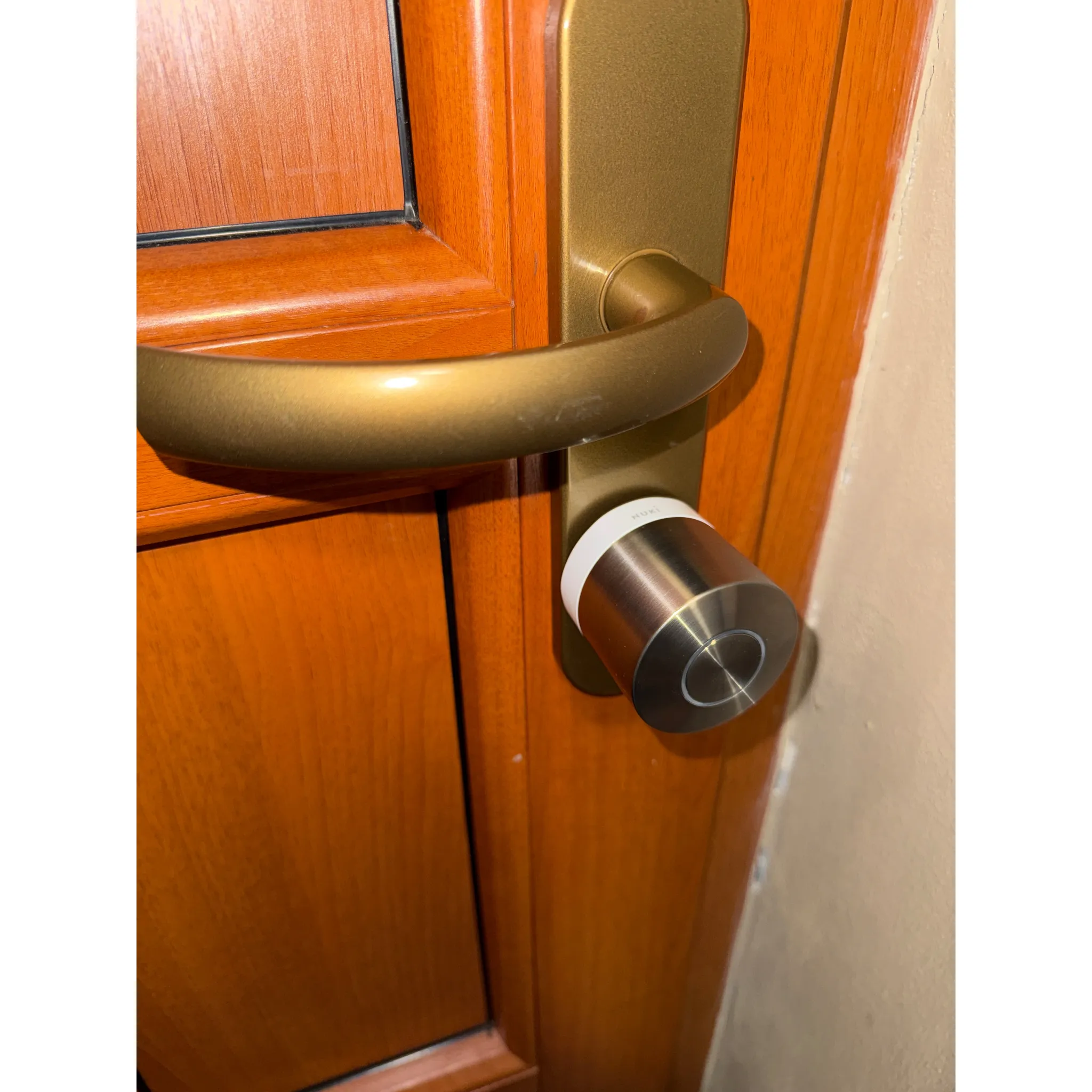 Fotografie 9 - Chytrý zámek Nuki Smart Lock Ultra 221145 stříbrný