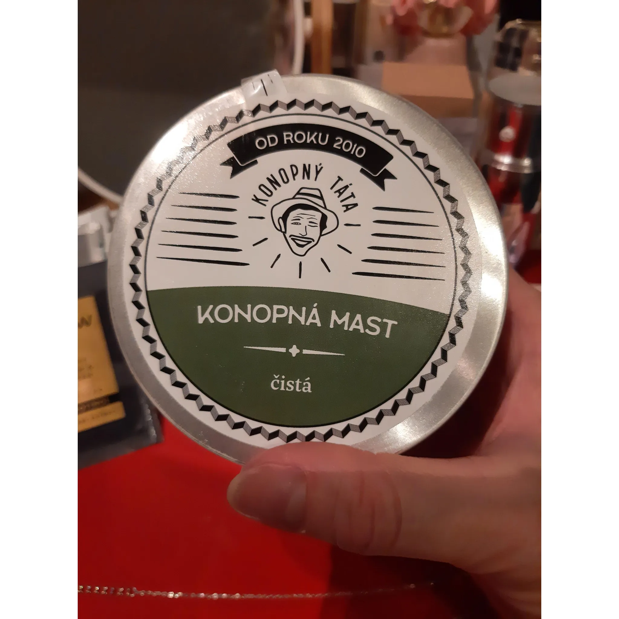 Fotografie 5 - Bylinná léčivá mast Konopný táta Konopná čistá mast 15 ml