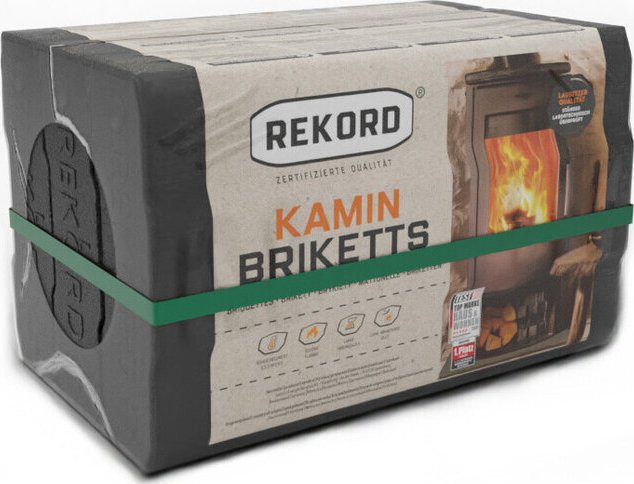 Uhelné brikety Rekord 7" fólie, 900 kg