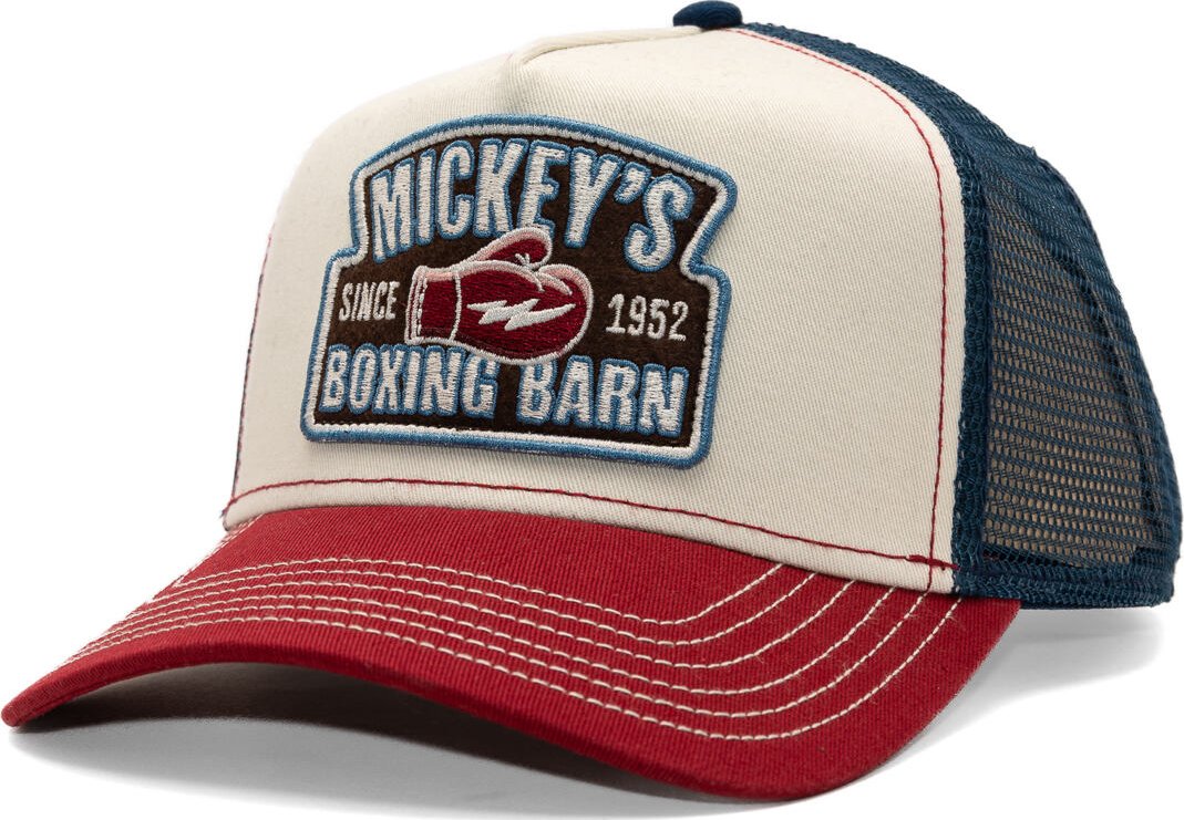 Kšiltovka Stetson - Trucker Cap Boxing Barn by JJ Hats - Wine/White