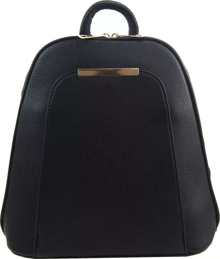 Jessica Bags Černý elegantní menší dámský batůžek / kabelka