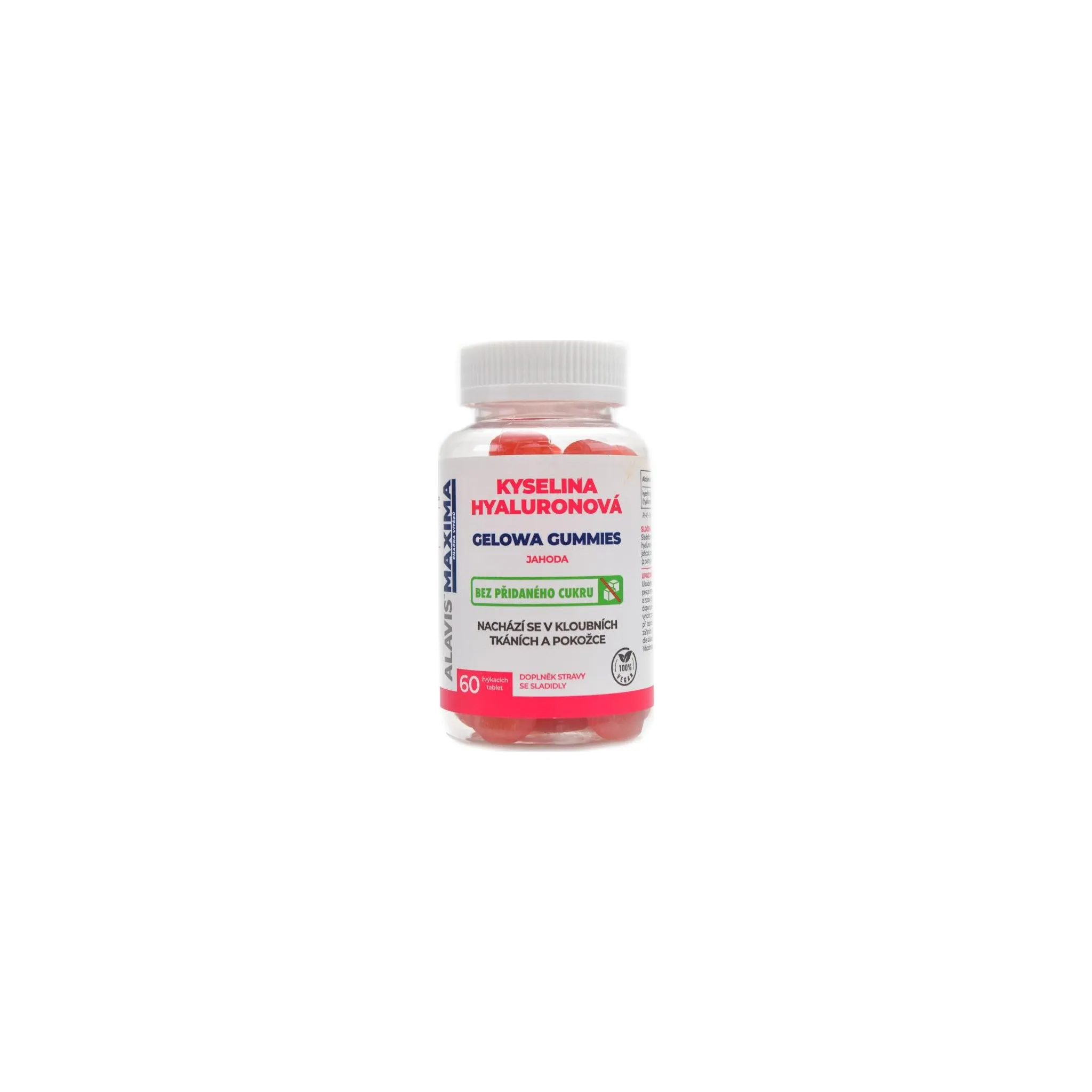 Fotografie 1 -  Alavis Maxima Gelowa Gummies jahoda 60 tbl.