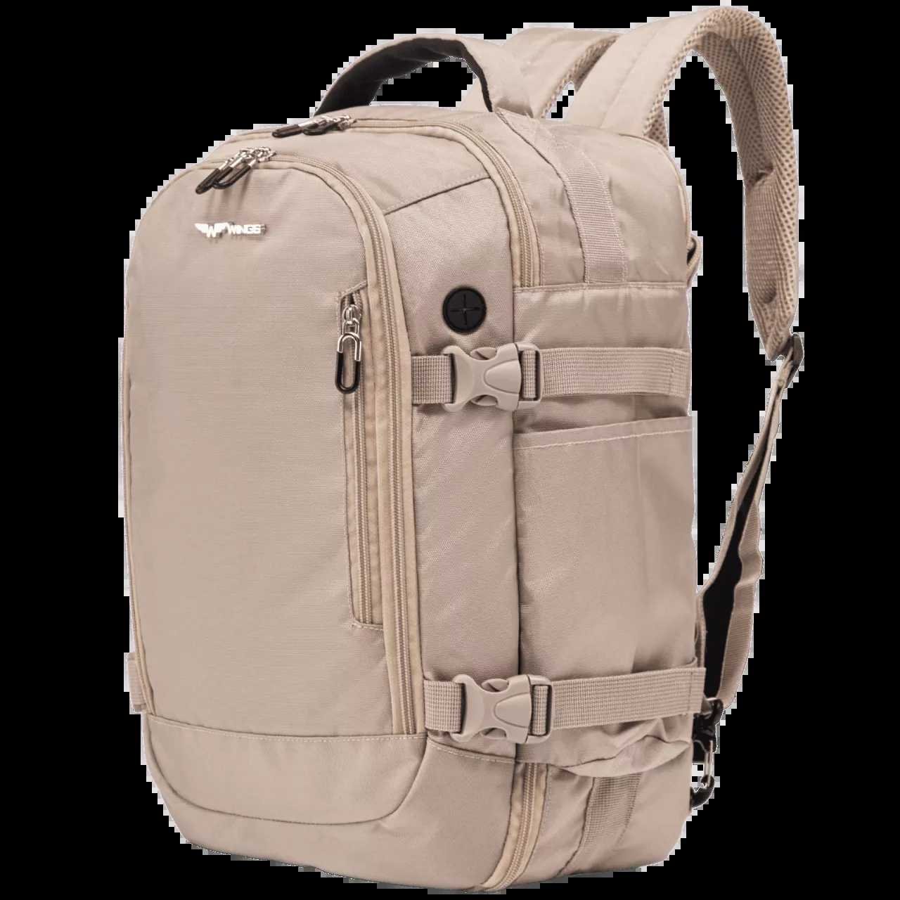 WINGS Cestovní batoh SKYLARK pro RYANAIR 40x25x15 BEIGE