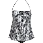 Arena Tankini Allover černé/bílé/zlaté