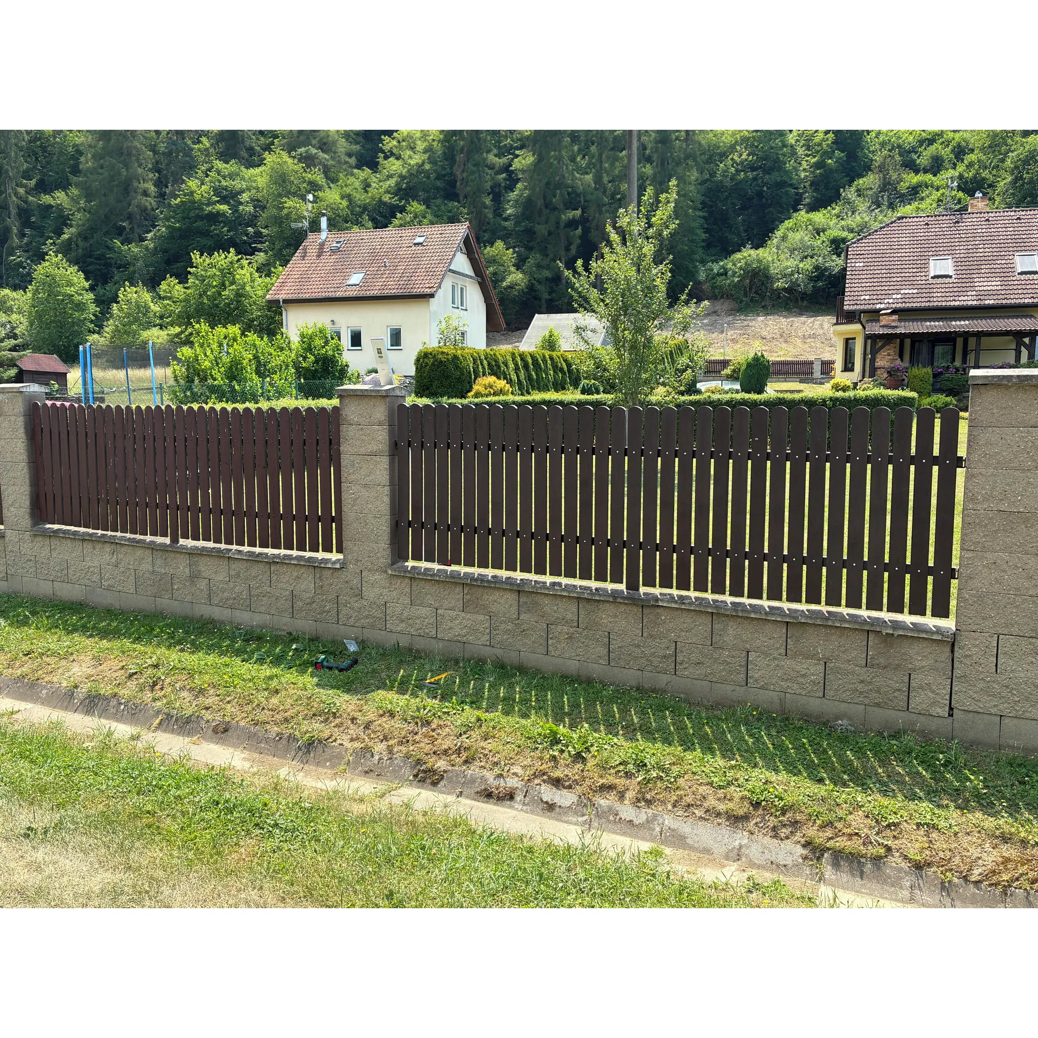 Fotografie 3 - Plotovka Transform 36052 půlkulatá 78 x 21 x 1500 mm