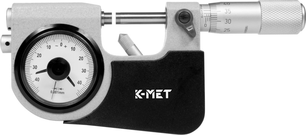Pasametr (mikropasametr) K-MET 0-25 mm, 0,001mm, DIN 863 (7126)