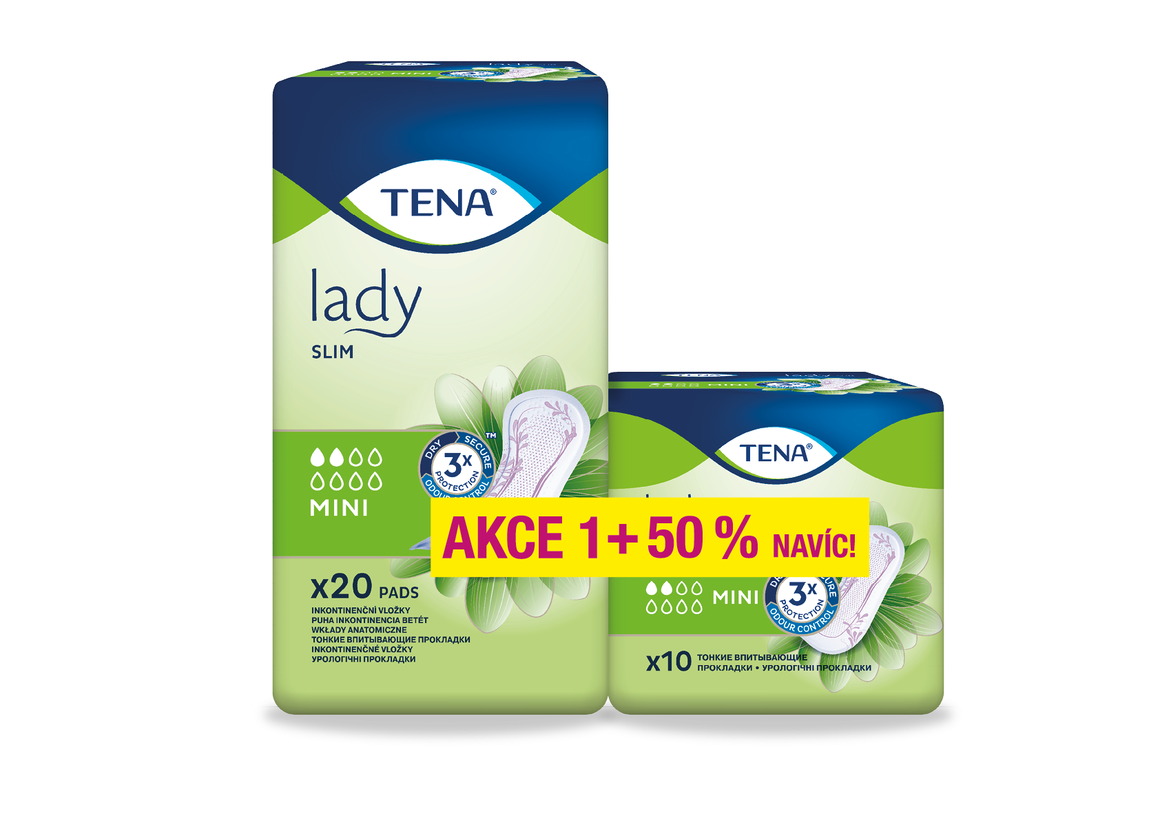 TENA Lady Slim Mini 1+50% navíc