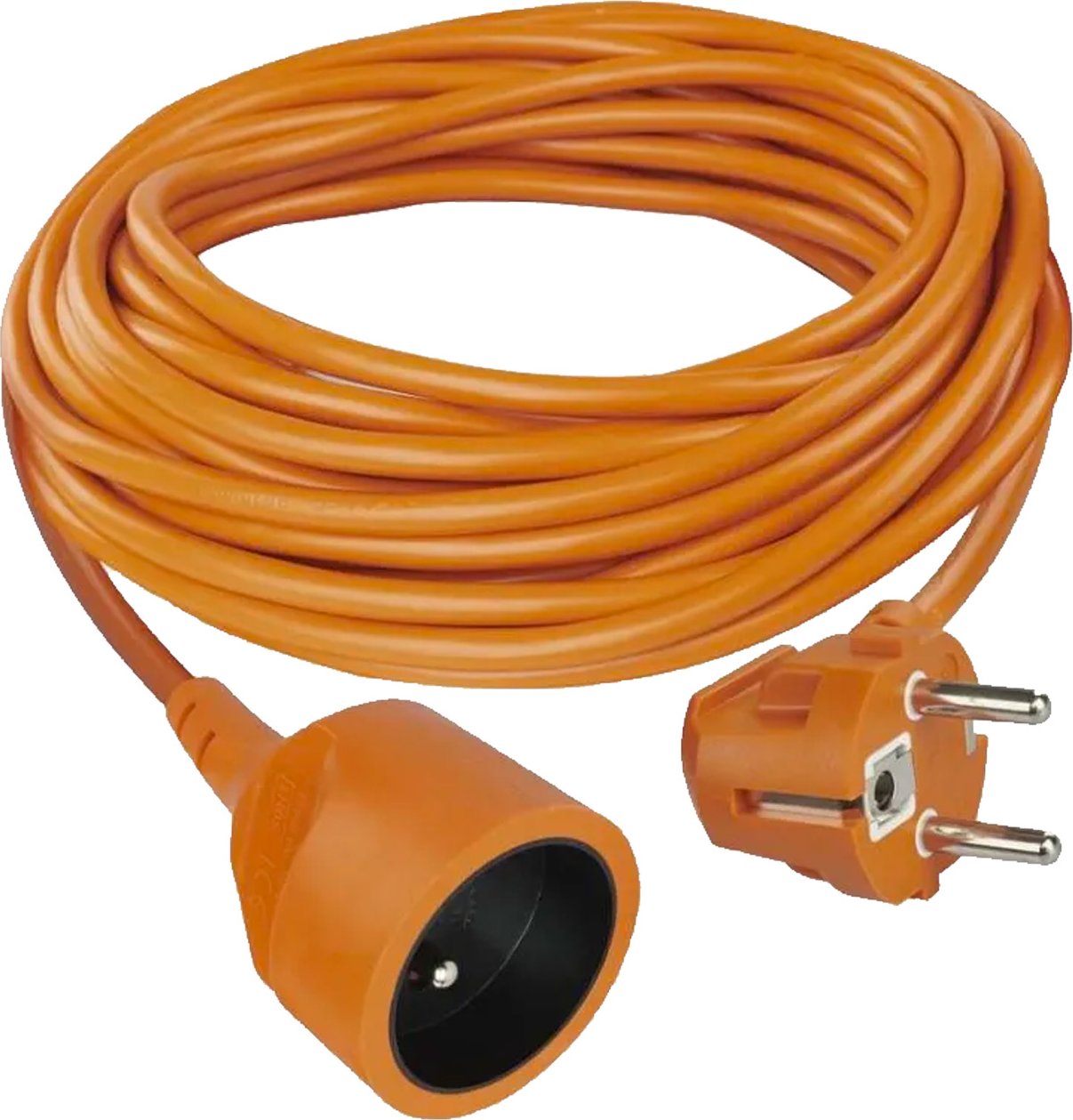 EMOS Prodlužovací kabel | oranžový, 1 zásuvka, 230 V / 10 M (1,5 mm²) P01110