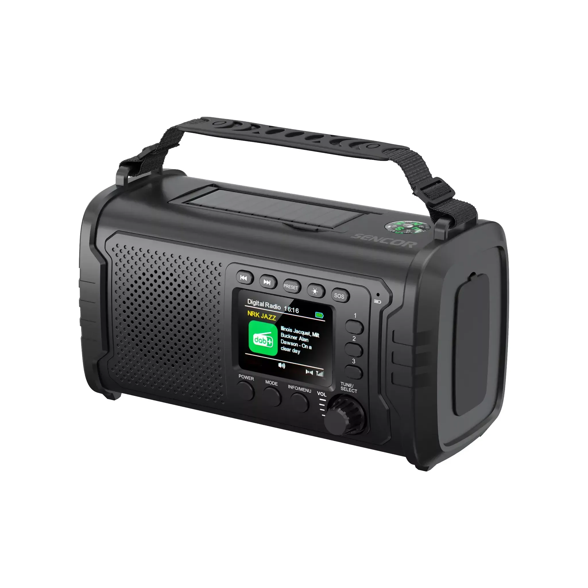 Fotografie 3 - Radiopřijímač Sencor SRD 1090SCLD B