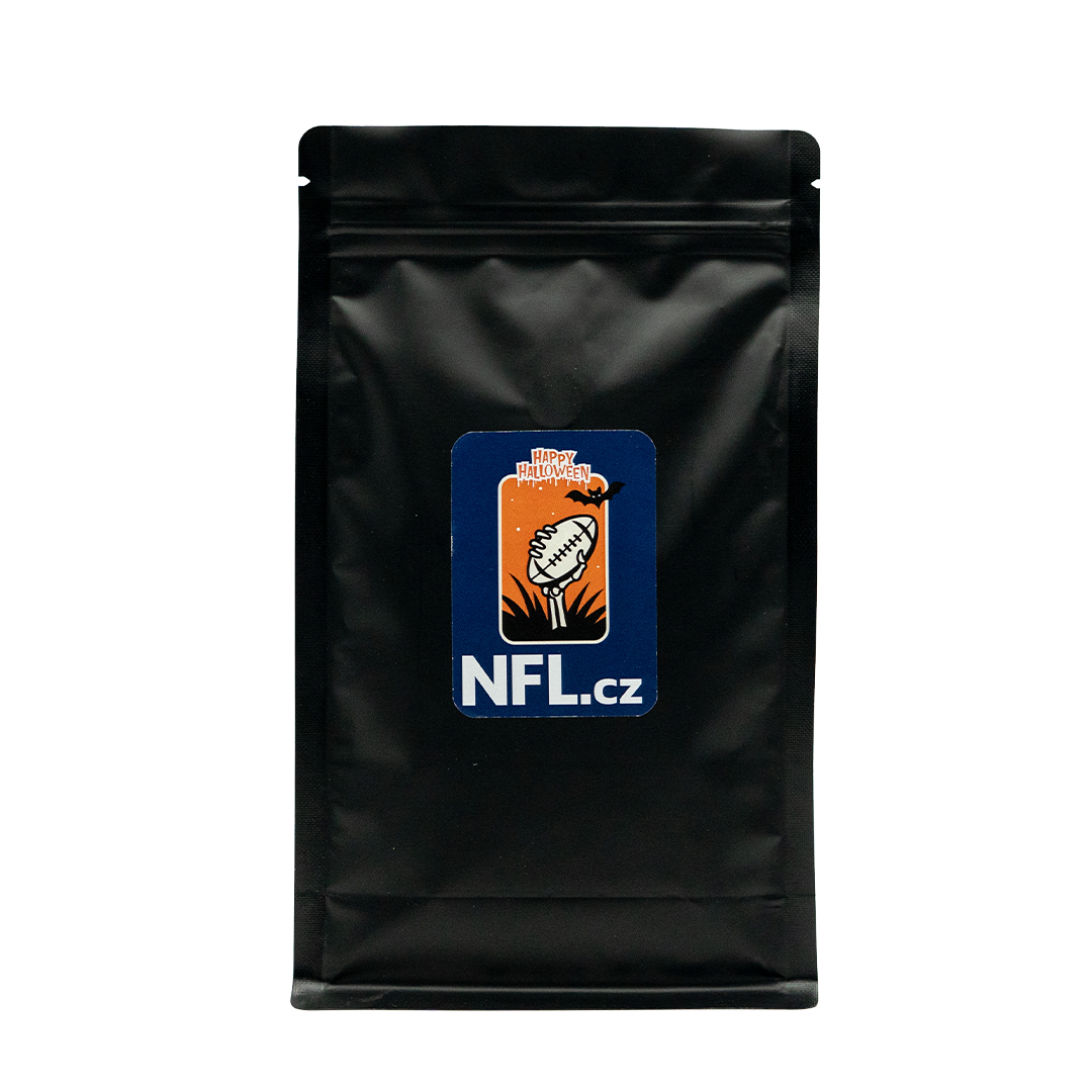 Káva Kroměříž NFL.cz Coffee – Halloween Edition 250g Mletí: zrnko, Vyberte balení: 250g