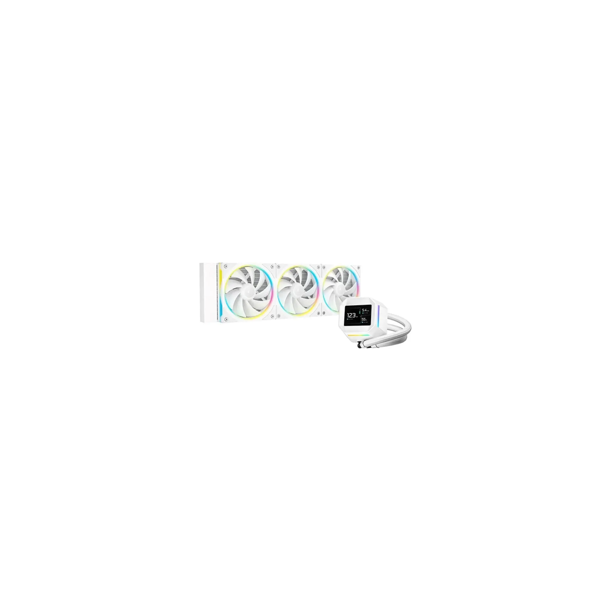 Fotografie 1 - PC ventilátor DeepCool LM360 WH R-LM360-WHDMMC-1