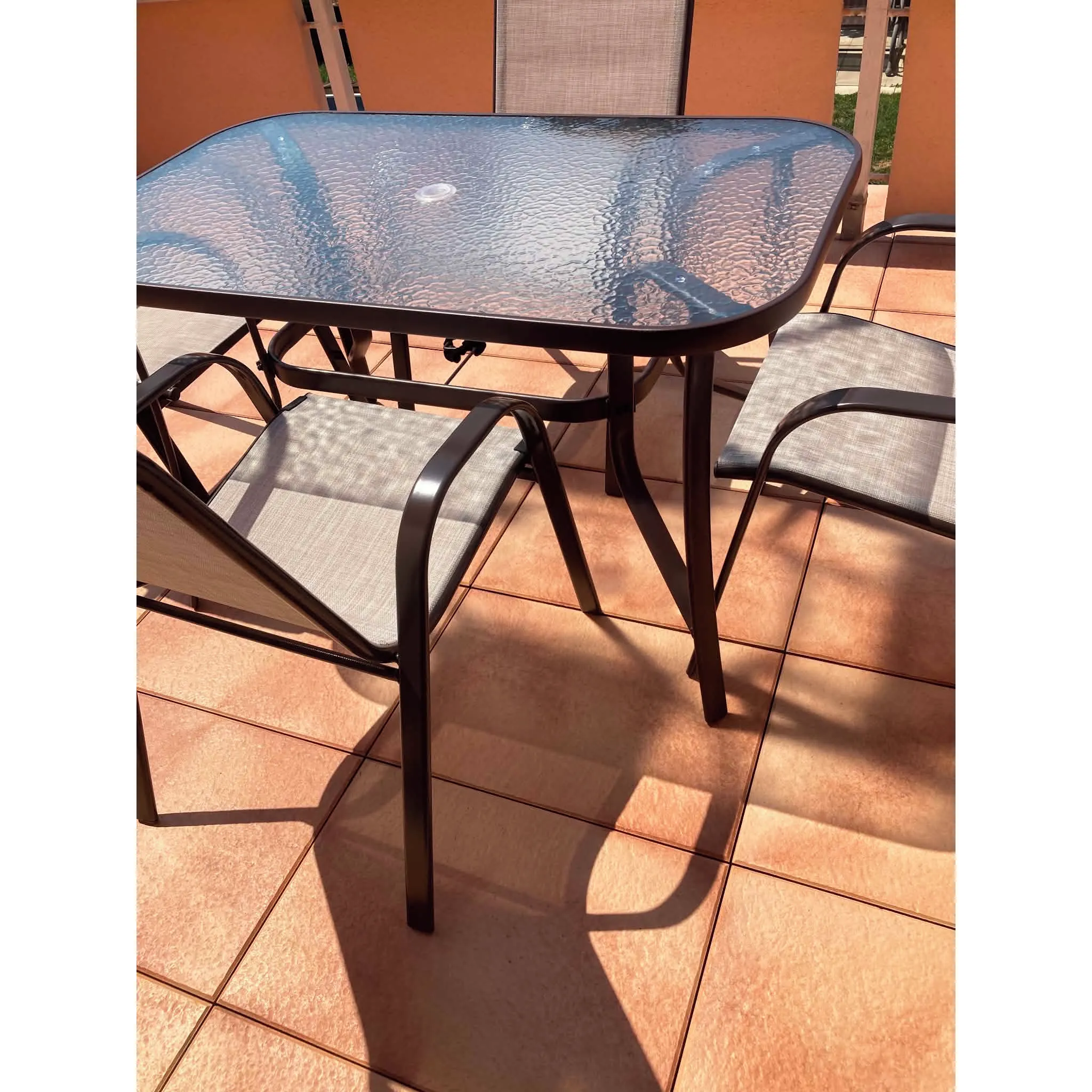 Fotografie 3 - Zahradní stůl Springos Toscana GF0076 120 x 70 cm
