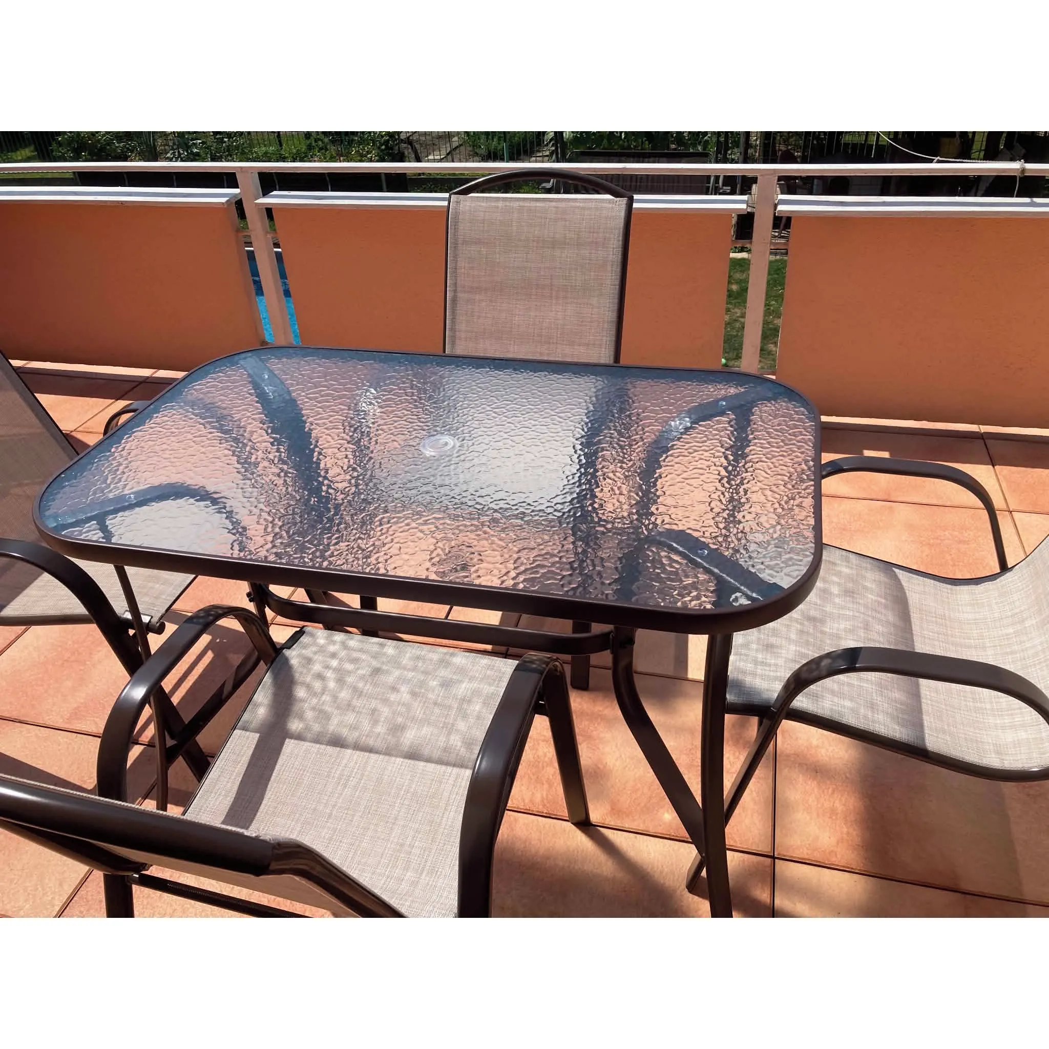 Fotografie 2 - Zahradní stůl Springos Toscana GF0076 120 x 70 cm